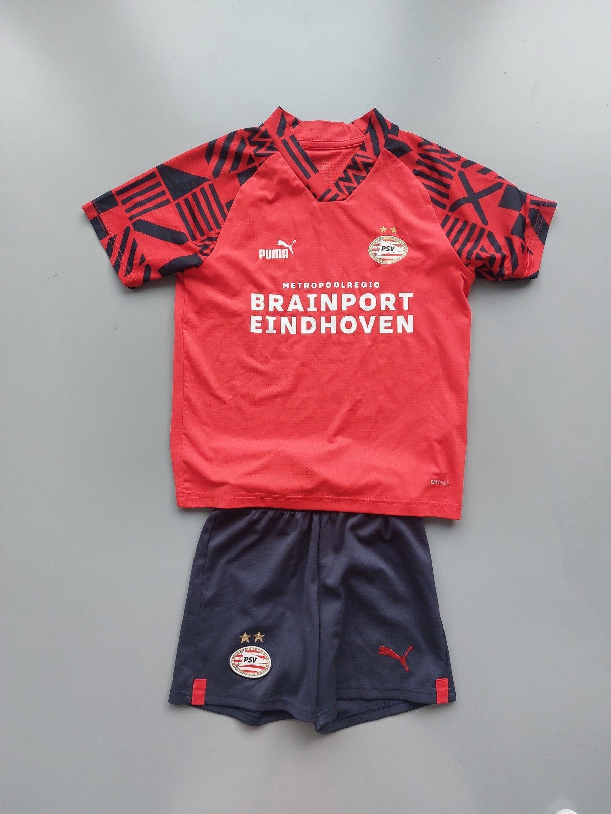 PSV tenue kids maat 140, Maat XS of kleiner, Ophalen of Verzenden, Zo goed als nieuw, Set