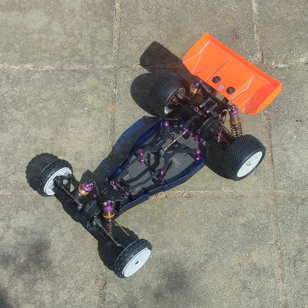 Schumacher Cougar SV2 buggy, roller in zeer goede staat, Ophalen of Verzenden, Gebruikt, Schaal 1:10, Auto offroad