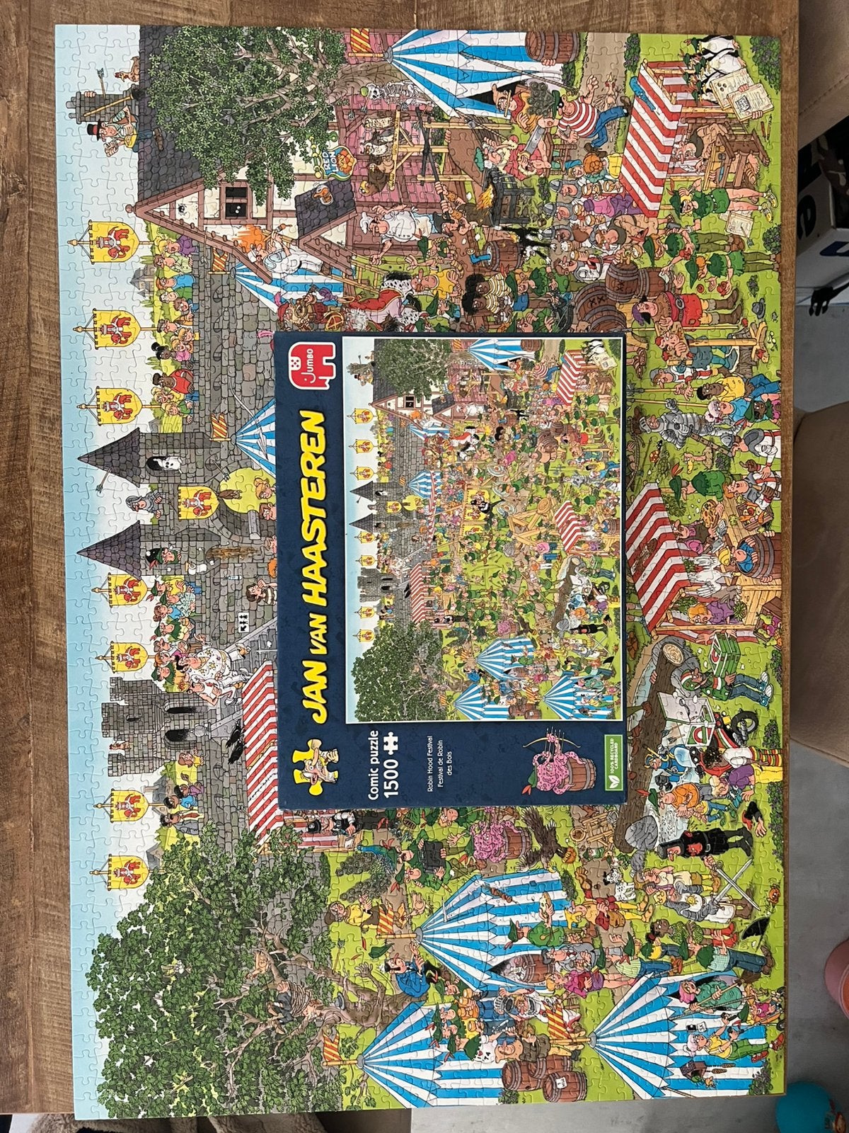 Van haasteren puzzel, Hobby en Vrije tijd, Denksport en Puzzels, Ophalen, 500 t/m 1500 stukjes, Zo goed als nieuw