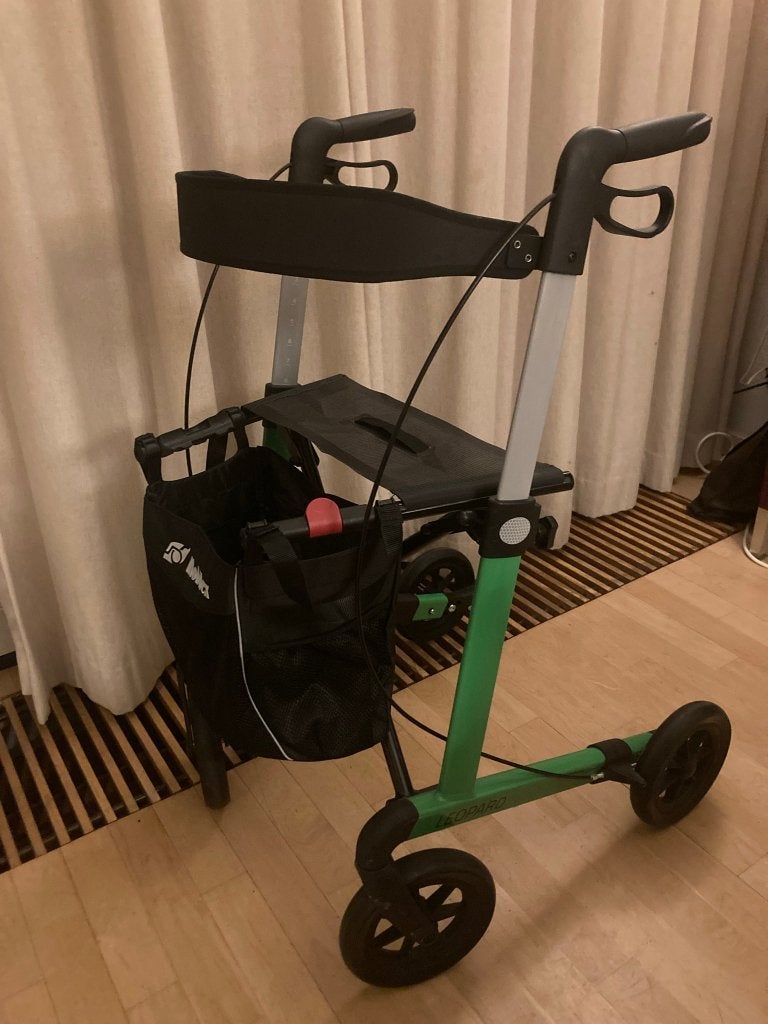 Rollator Mobilex Leopard, Ophalen, Opvouwbaar, Zo goed als nieuw