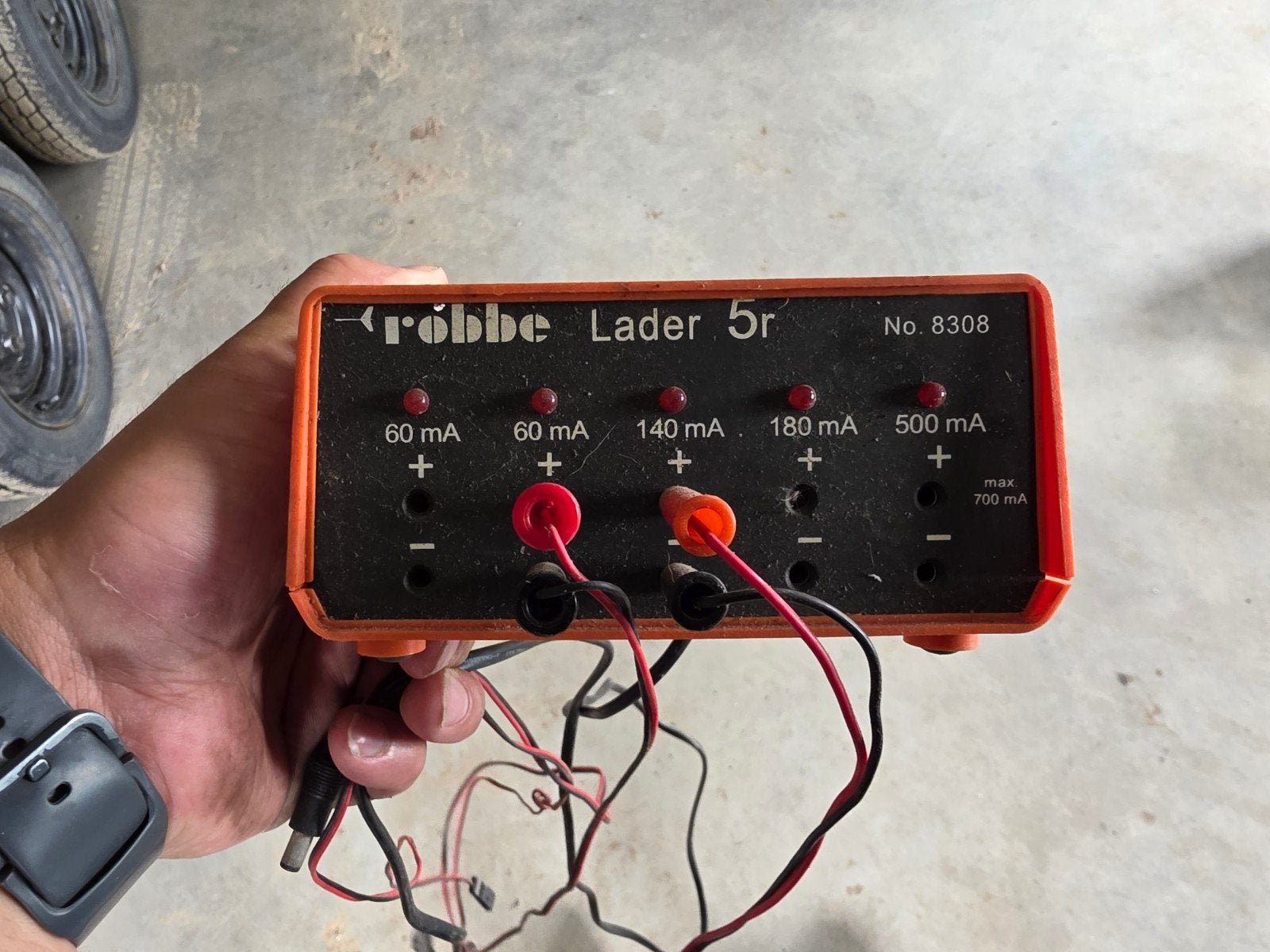 Robbe Lader 5r No. 8308 - Vintage Acculader, Hobby en Vrije tijd, Modelbouw | Radiografisch | Overige, Ophalen of Verzenden, Gebruikt