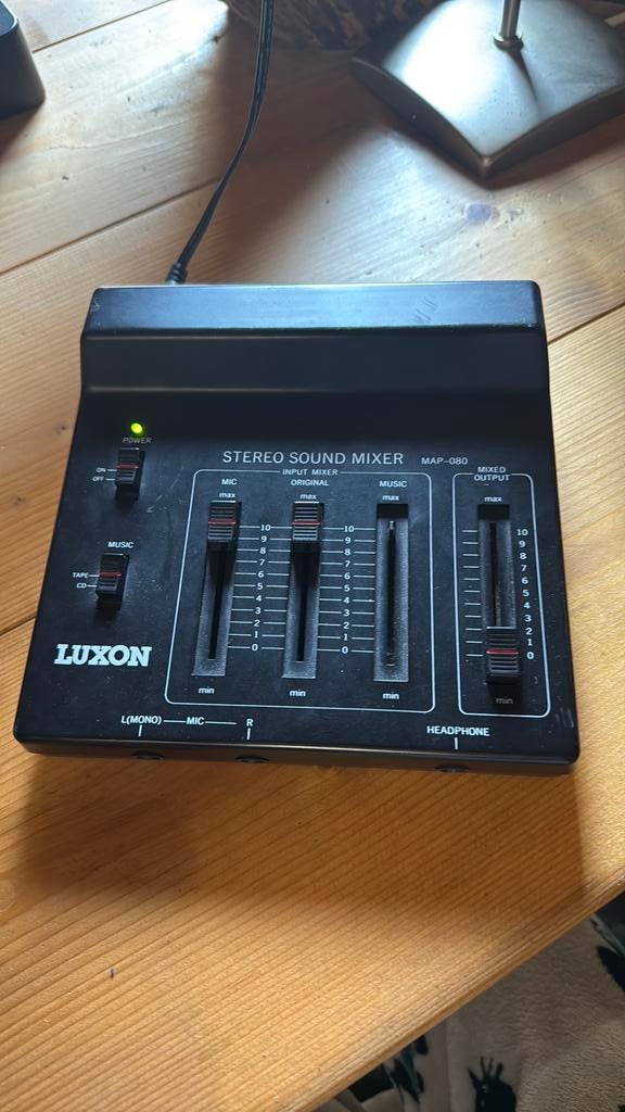 Sound mixer, Ophalen, Zo goed als nieuw