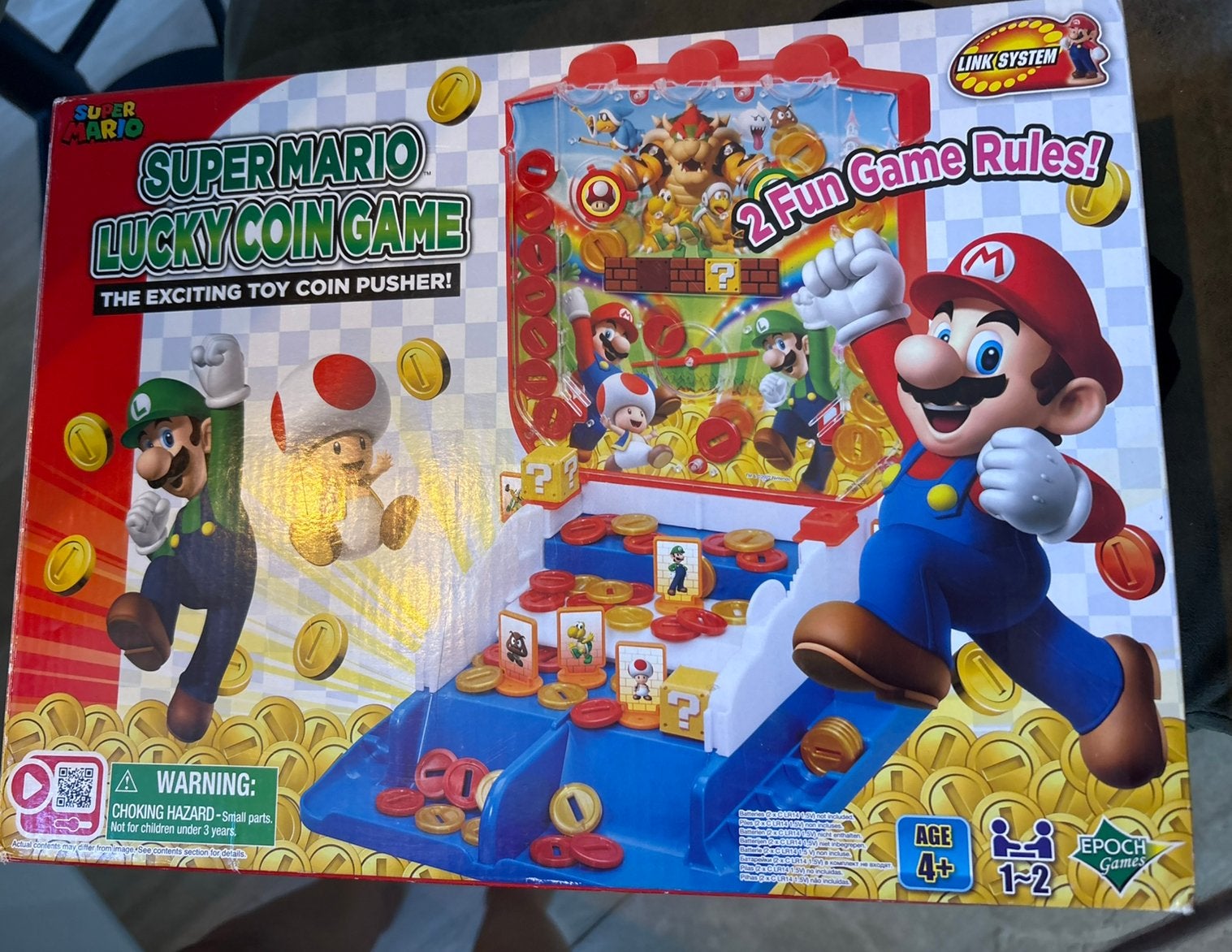 Mario munten spel / coin game, Ophalen of Verzenden, Meer dan 50 stukjes, Zo goed als nieuw
