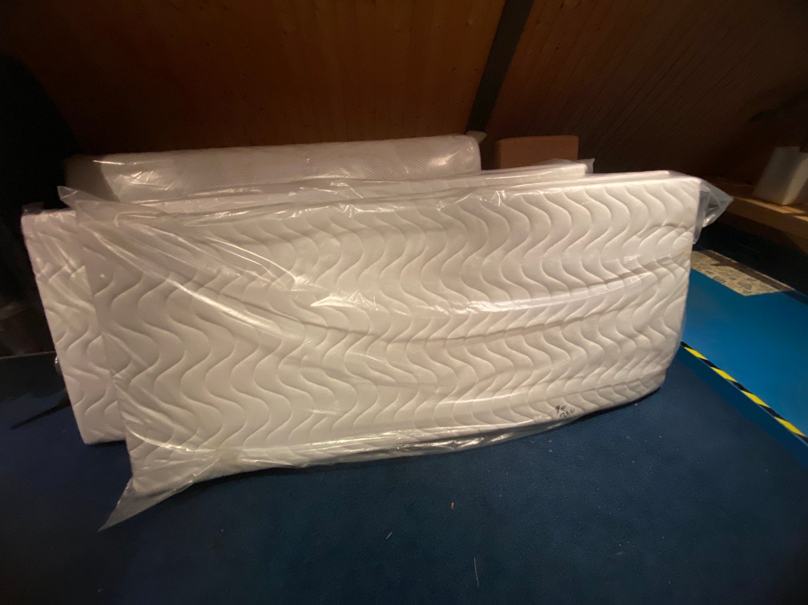 4 nieuwe toppers 90x210 en 1 x topper 180x210., Ophalen, 210 cm, Tweepersoons, Zo goed als nieuw
