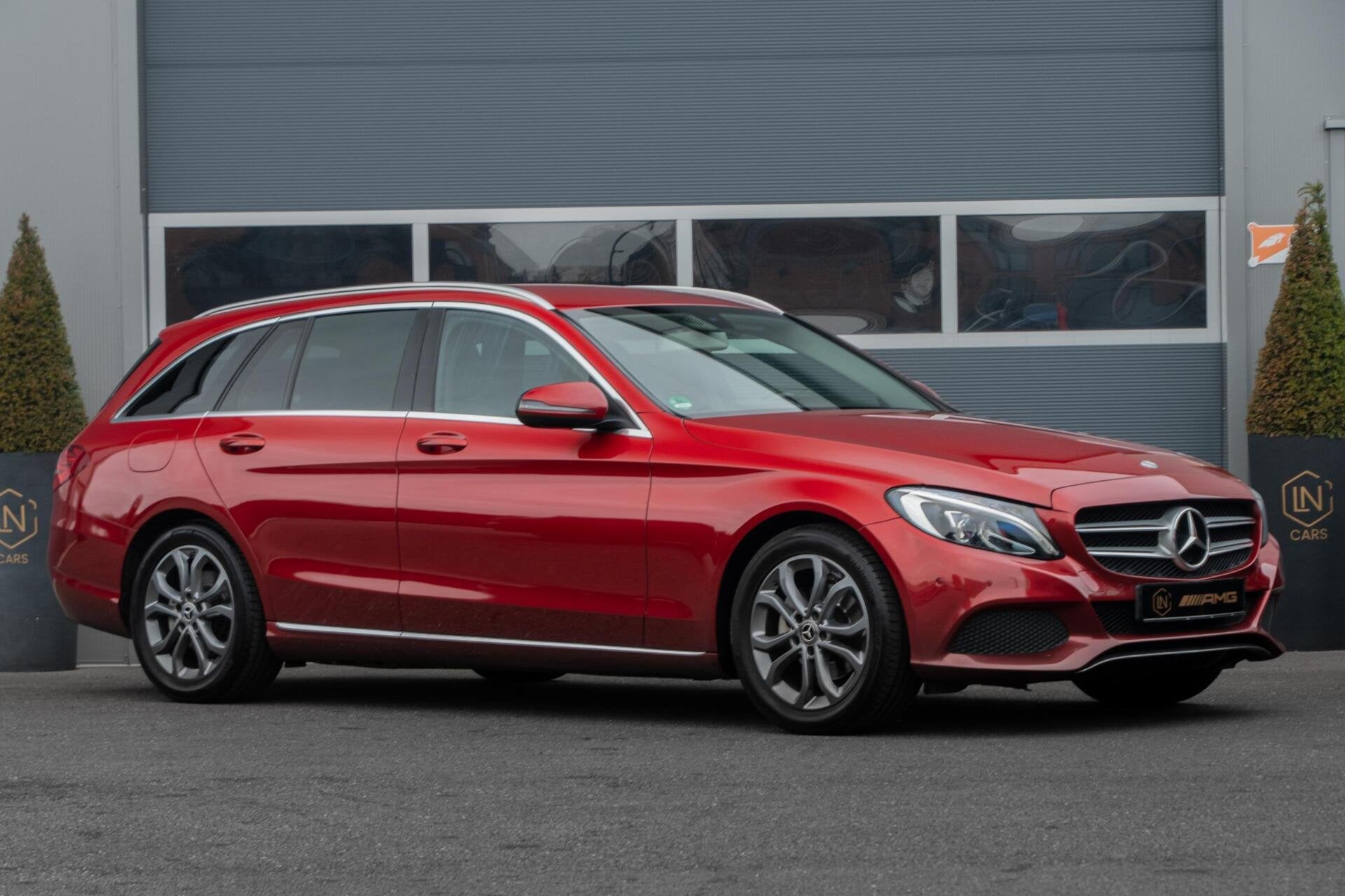 Mercedes C-klasse Estate 180 Business Solution | Trekhaak, Auto's, Mercedes-Benz, Automaat, Achterwielaandrijving, Met garantie (alle)