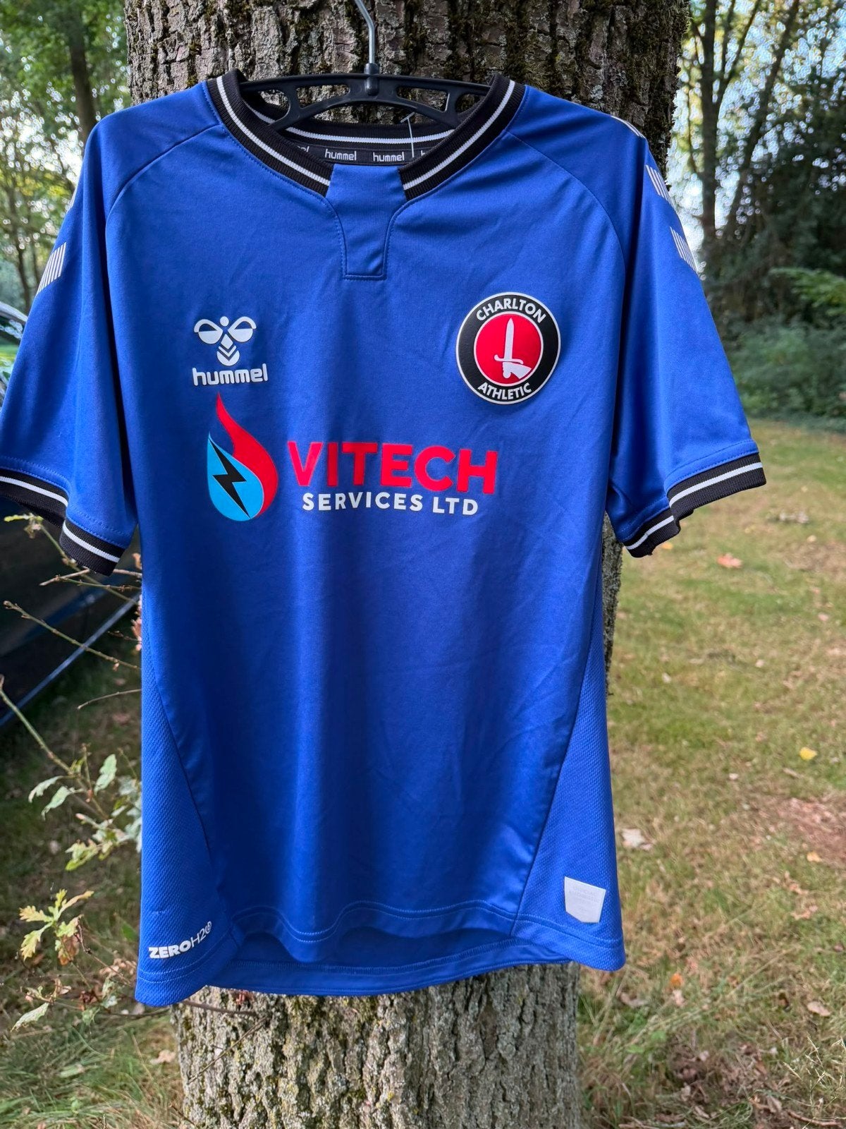 Junior CAFC Charlton Athletic 20-21 derde shirt maat:152, Maat XS of kleiner, Ophalen of Verzenden, Zo goed als nieuw, Shirt