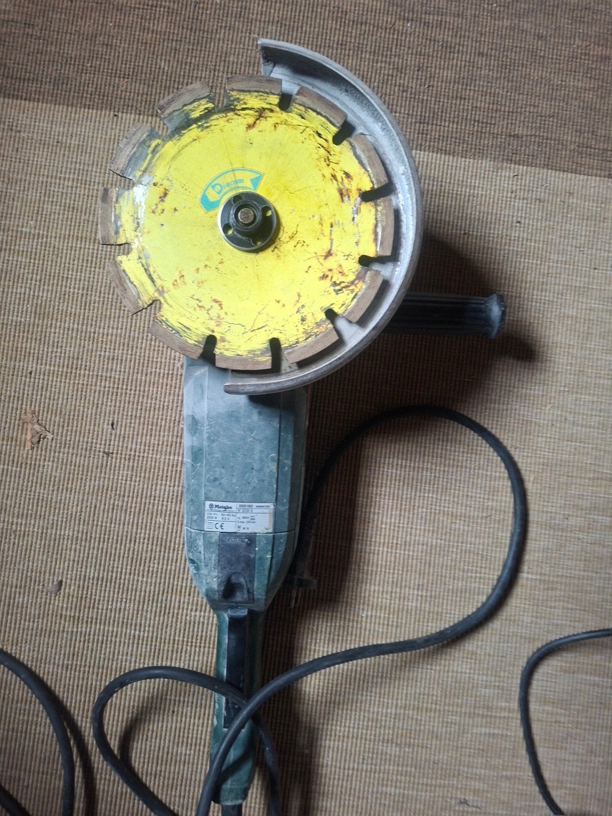 Metabo Zware Slijptol W 2031 X met Widia Zaagblad, Ophalen of Verzenden