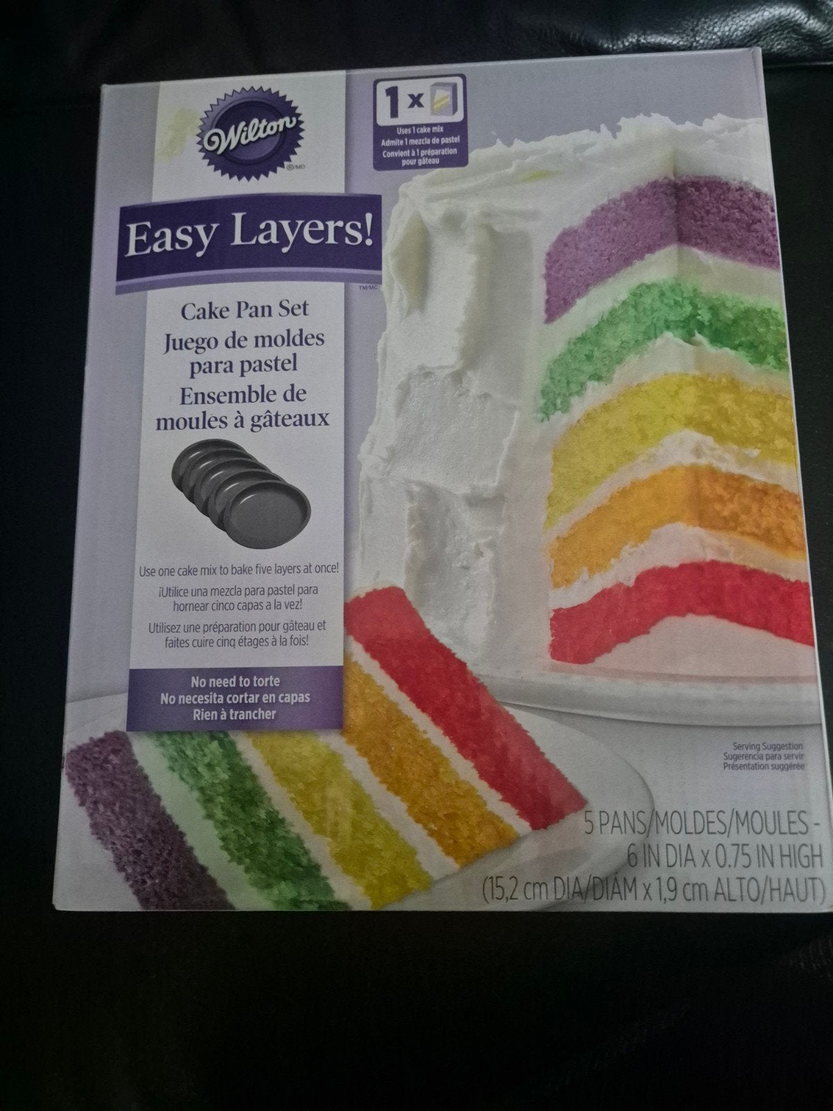 Wilton Easy Layers! Cake Pan Set - Zo goed als nieuw, Ophalen, Zo goed als nieuw, Overige merken