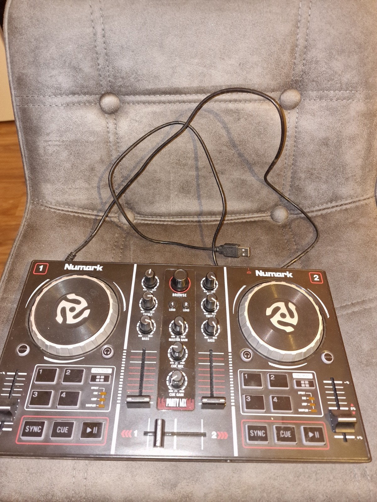 Numark DJ set - Party Mix met microfoon, Ophalen of Verzenden, Gebruikt, Dj-set, Numark
