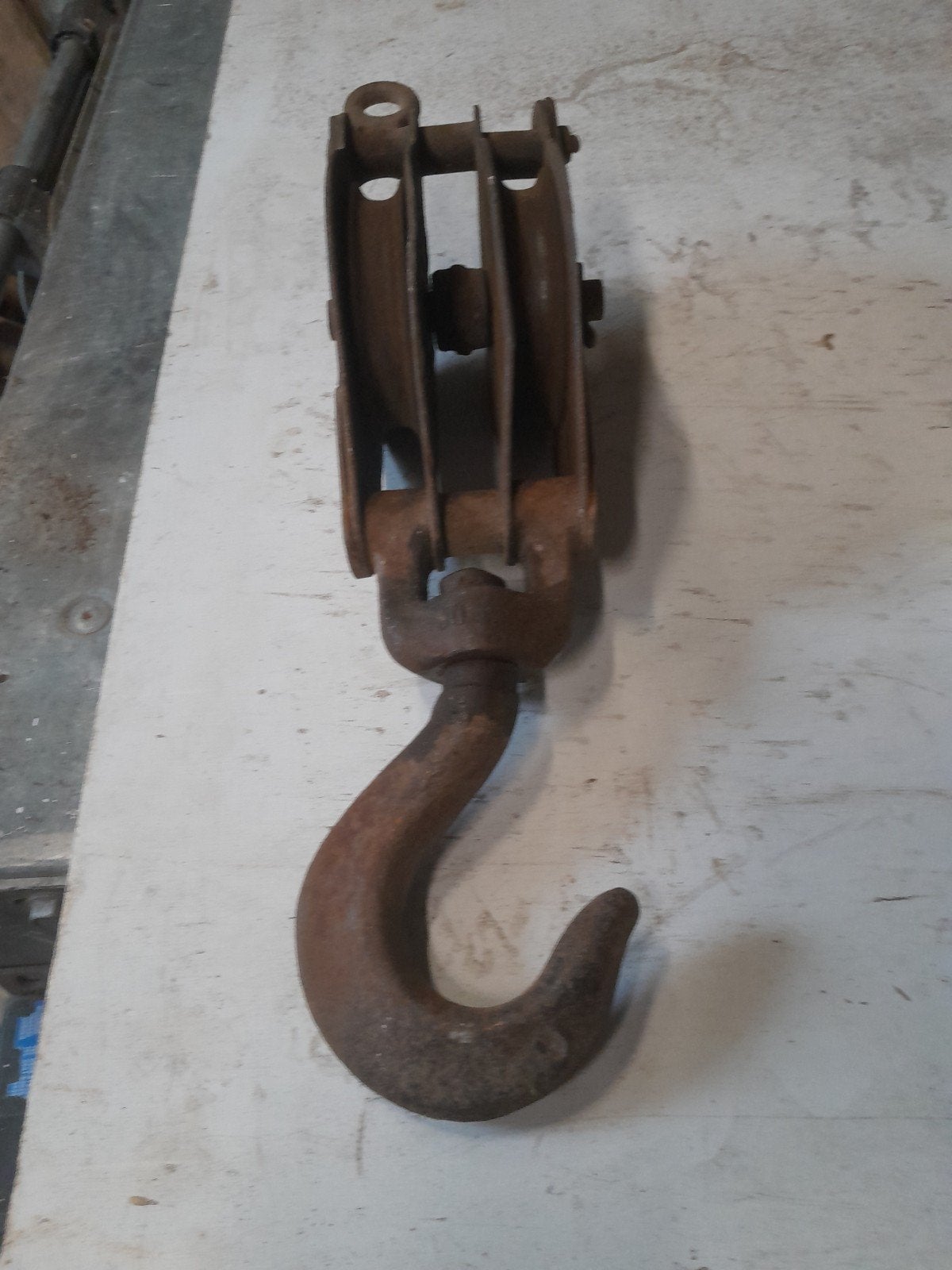 te koop antieke dubbele katrol, Ophalen of Verzenden
