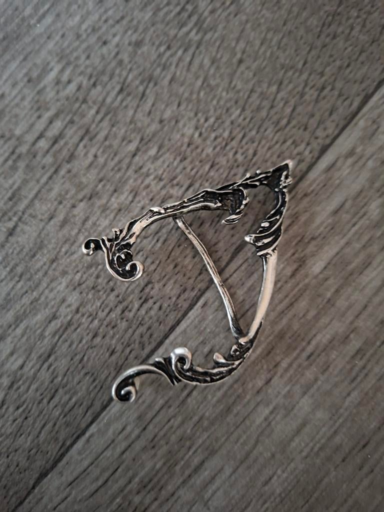 Elfoorbel - Elf oorbel - Ear cuff - Zilverkleurig, Overige materialen, Hangers, Nieuw, Ophalen of Verzenden