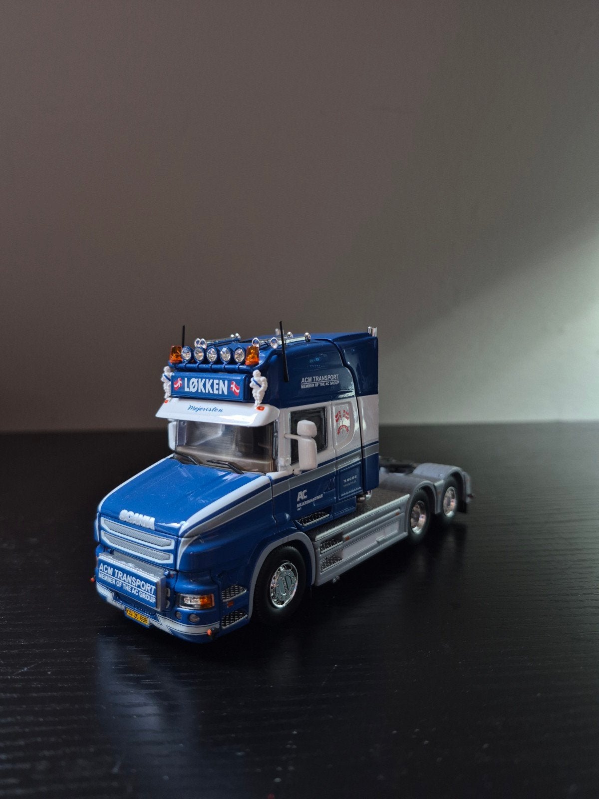 Tekno Scania R-serie Løkken ACM Transport schaalmodel, 1:50 of kleiner, Zo goed als nieuw, Truck, Ophalen
