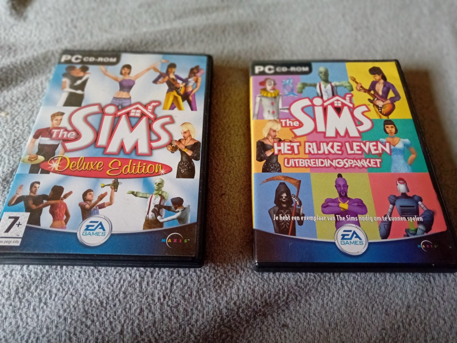 2 SPELLETJES VAN DE SIMS VOOR DE PC CD ROM  3.50 PER STUK, Spelcomputers en Games, Games | Pc, Gebruikt, 2 spelers, Ophalen of Verzenden