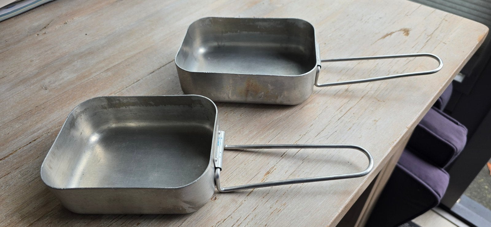Vintage aluminium kookpannen set KL, Huis en Inrichting, Gebruikt, Aluminium, Pannenset, Ophalen of Verzenden