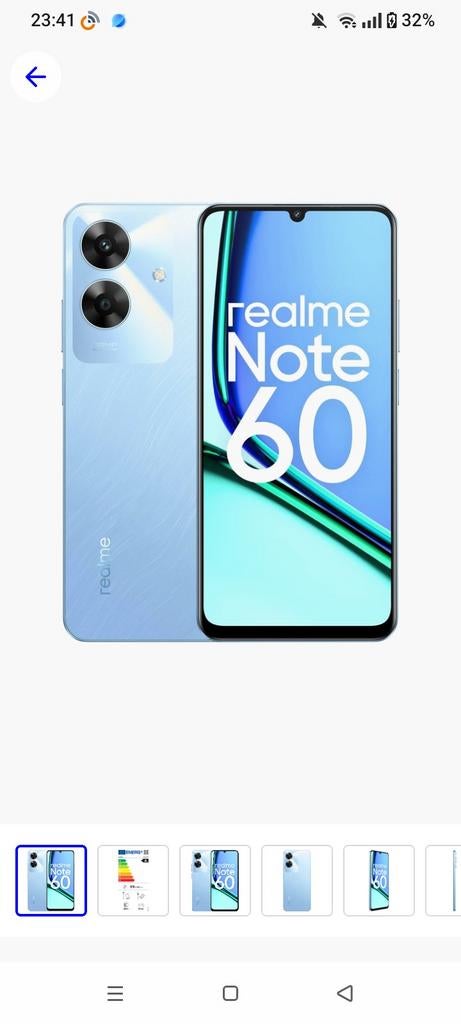 Realme Note 60 - Nieuw in doos, Telecommunicatie, Mobiele telefoons | Overige merken, Nieuw, Ophalen of Verzenden, Klassiek of Candybar