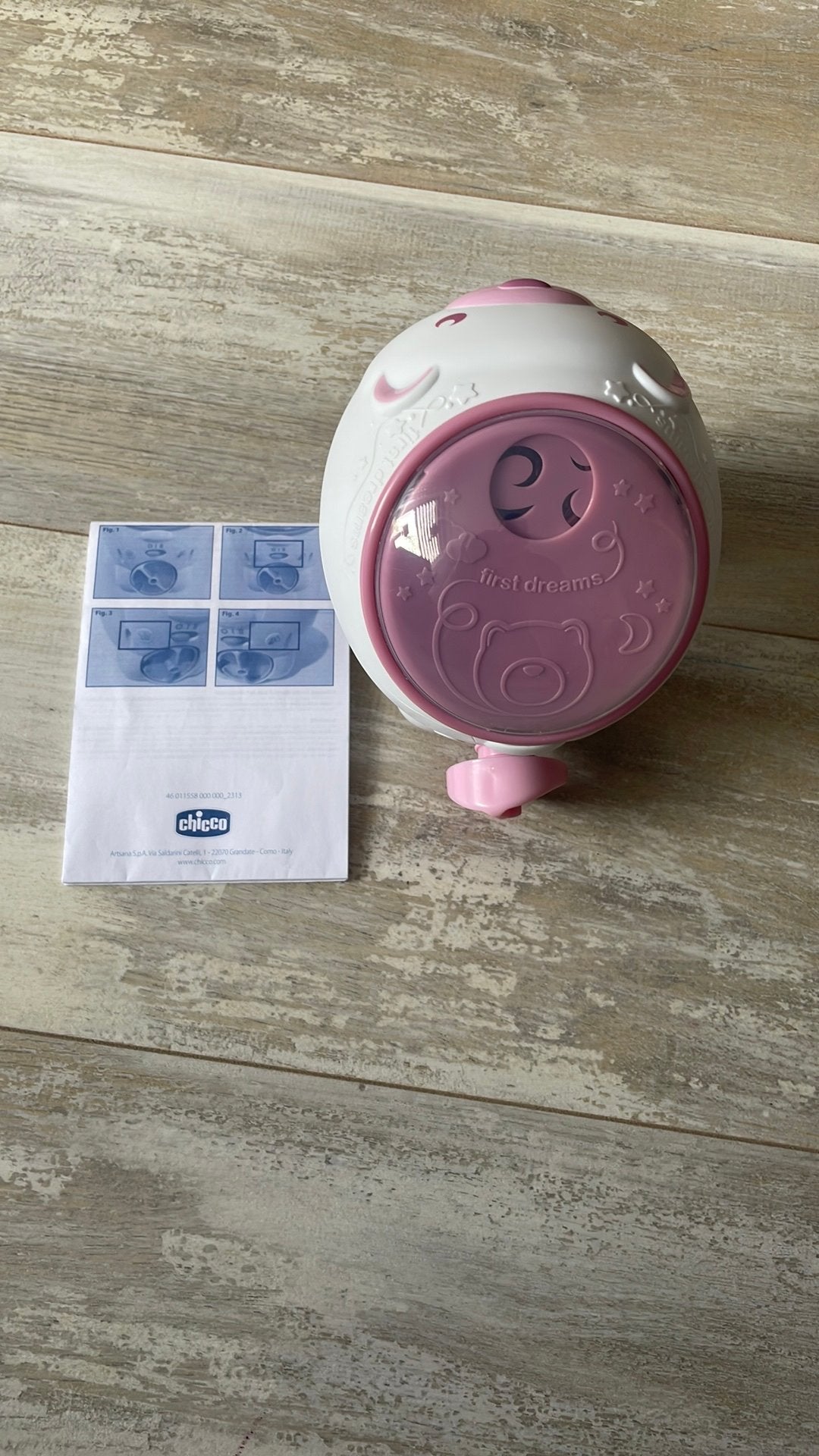 Chicco projectielamp met geluid  voor baby, Ophalen of Verzenden, Zo goed als nieuw