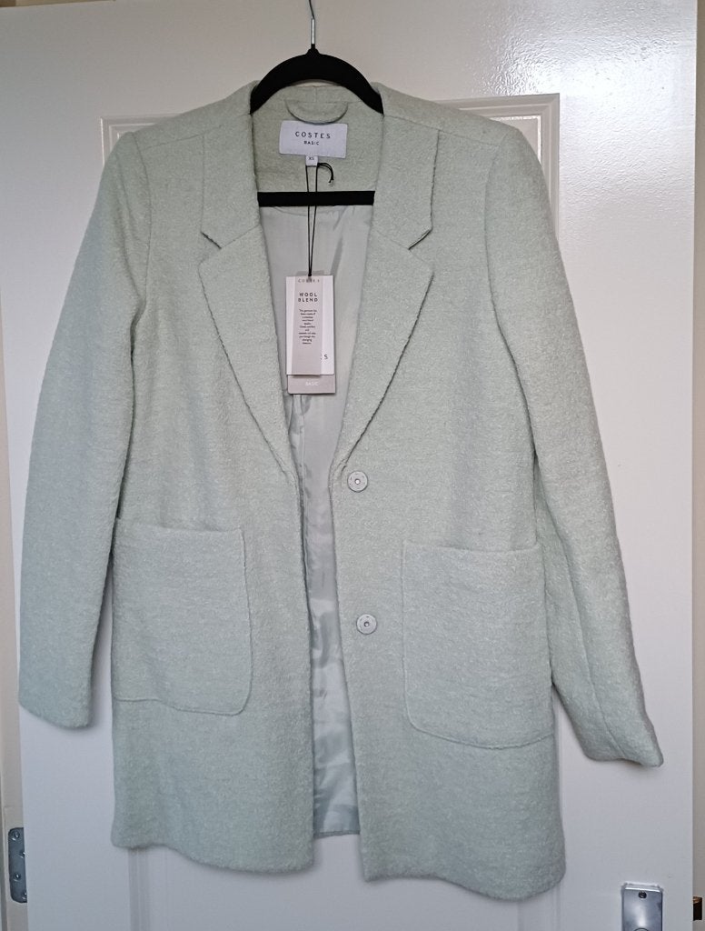 Jas Mint groen 34 36 XS Nieuw  Costes Herfst Zomer ( Jool ), Verzenden, Nieuw, Costes, Maat 34 (XS) of kleiner