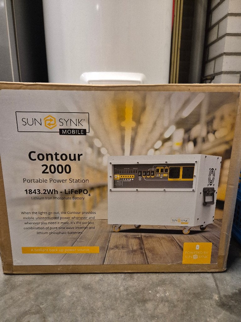 Sunsynk contour 2000. Noodstroom/thuisbatterij, Ophalen, Nieuw