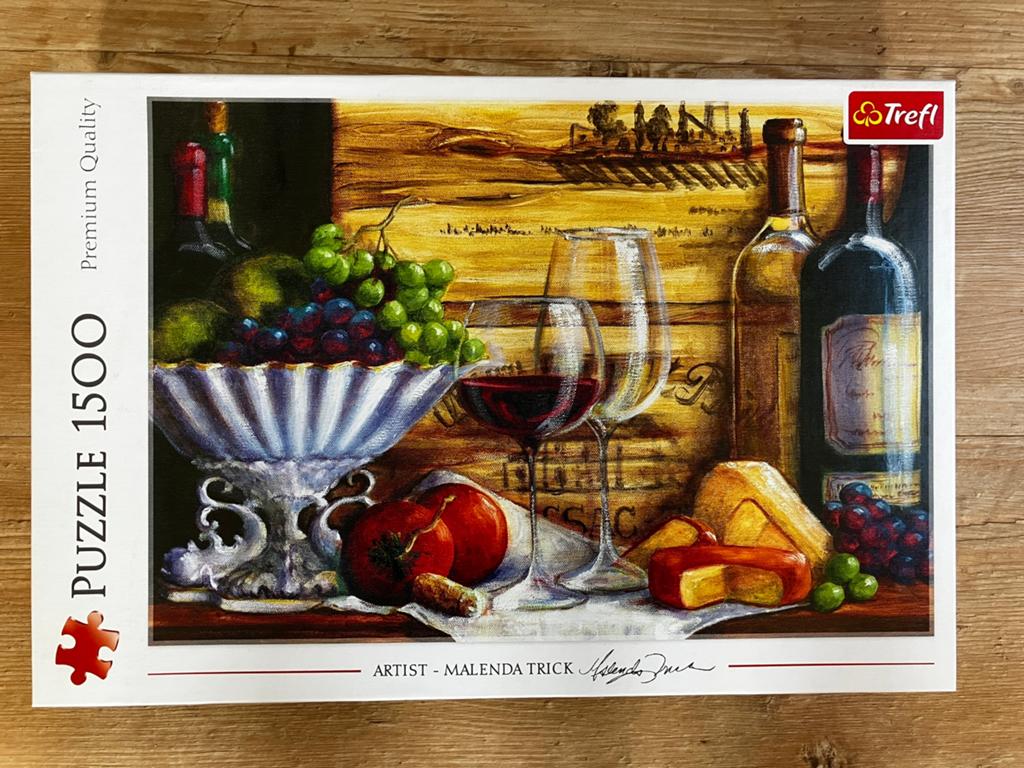 Legpuzzel Trefl, In the vineyard, 1500 stukjes, Ophalen of Verzenden, 500 t/m 1500 stukjes, Zo goed als nieuw, Legpuzzel
