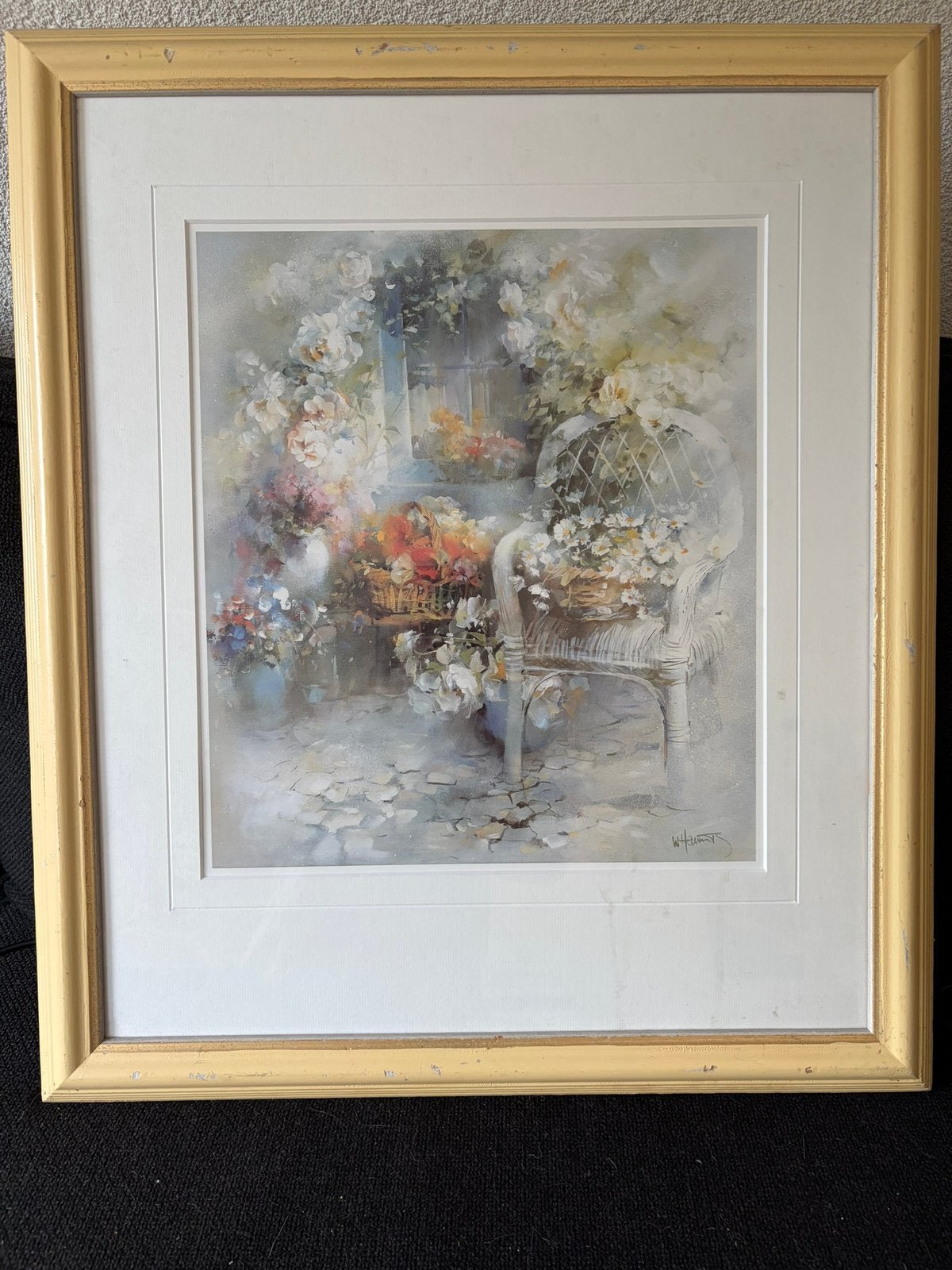Bieden va €17,50 en ophalen: Schilderij van Willem Haenraets, Ophalen, Bloemen