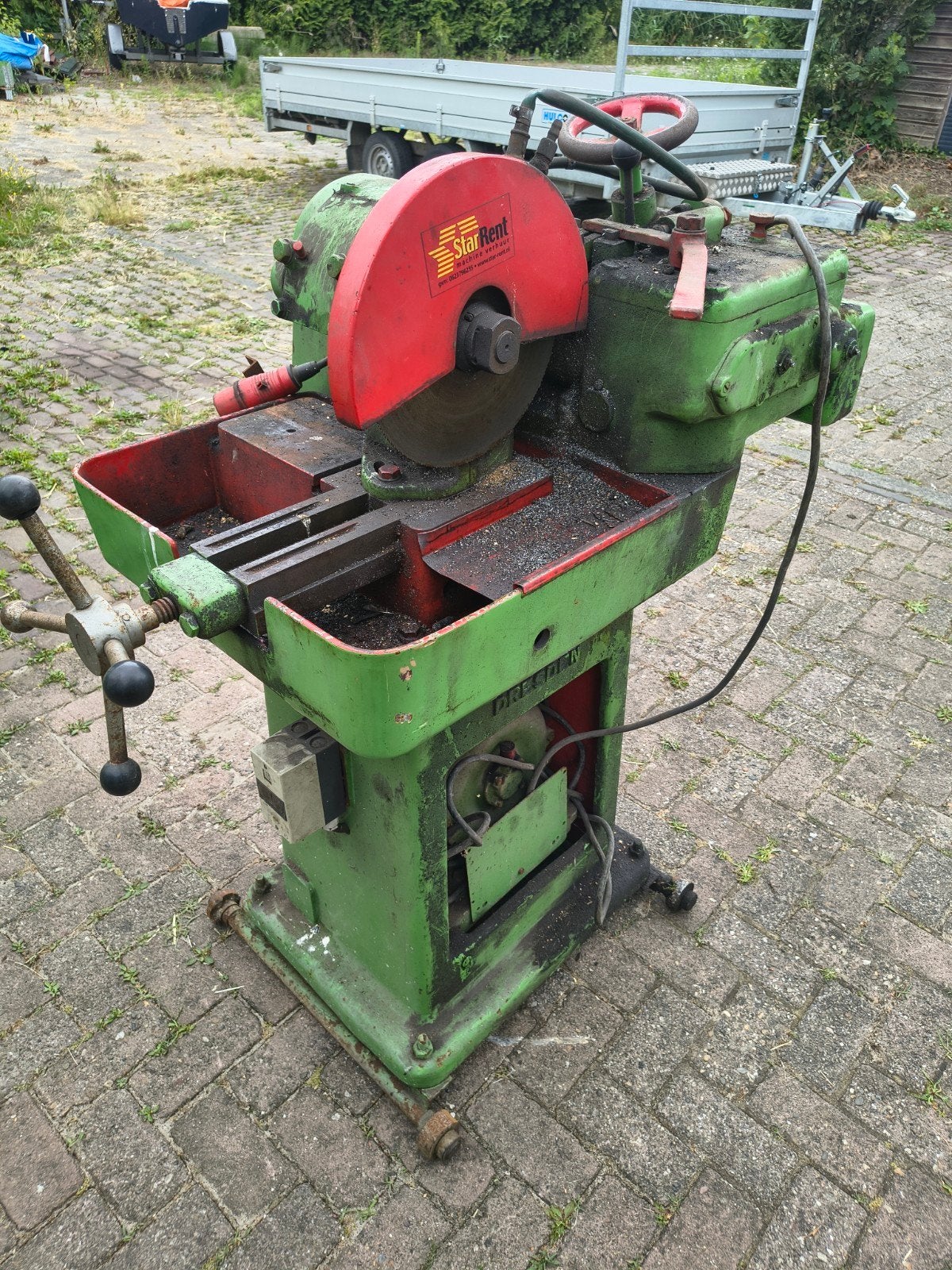 Onverwoestbare metaal afkortzaag, Doe-het-zelf en Verbouw, Gebruikt, 70 mm of meer, Ophalen of Verzenden, Afkortzaag