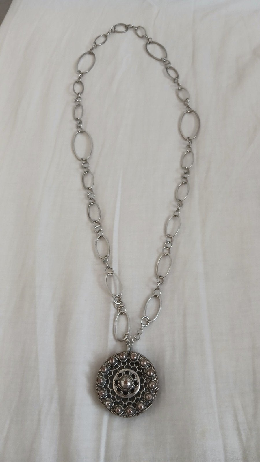 Ketting met Zeeuwse knoop, Ophalen of Verzenden, Zilver, Overige materialen