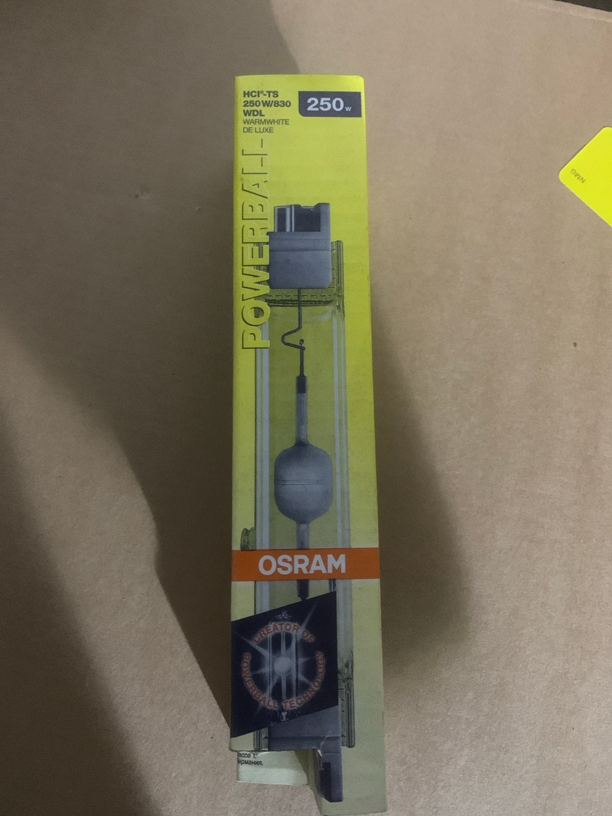 Osram Powerball HCI-TS 250W/830 WDL Gasontladingslamp, Gasontladingslamp, Osram, 60 watt of meer, Nieuw