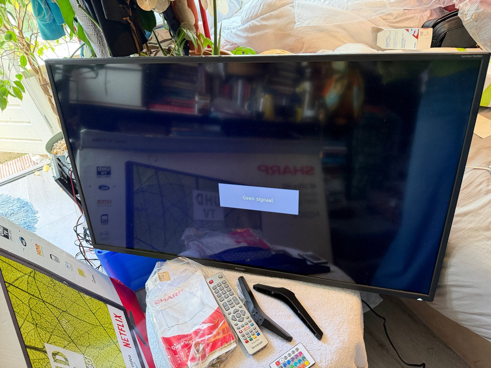 Sharp Aquos 40" 4K UHD Smart TV - Harman/Kardon (Compleet), Audio, Tv en Foto, LED, Ophalen of Verzenden, Zo goed als nieuw, 100 cm of meer