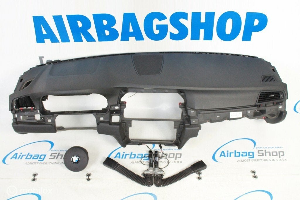 Airbag set - Dashboard M zwart BMW 5 serie F10 (2009-2017), Gebruikt, Ophalen of Verzenden