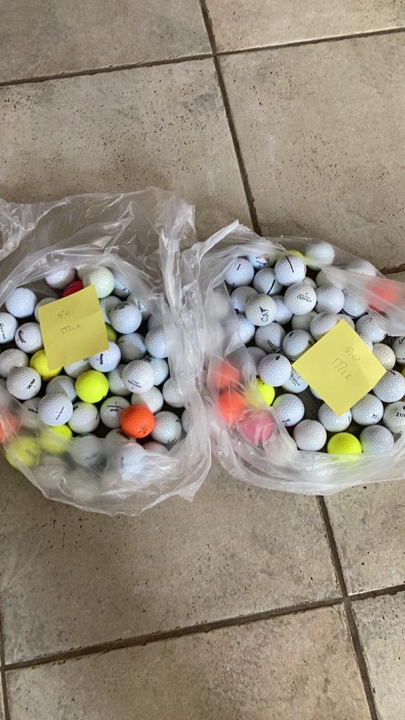 Golfballen 100 stuks mix, Ophalen, Zo goed als nieuw, Bal(len)