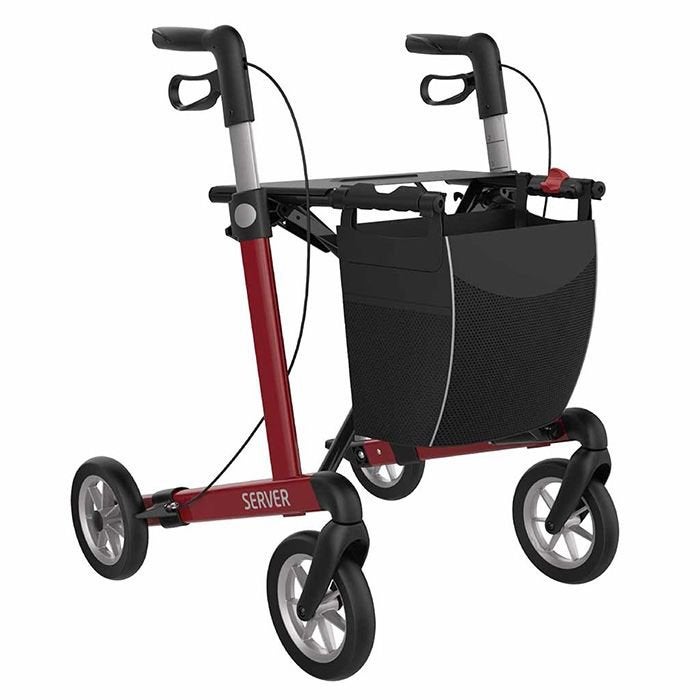 Rollator Rehasense Server | Inclusief ruggordel |, Diversen, Ophalen, Opvouwbaar, Zo goed als nieuw