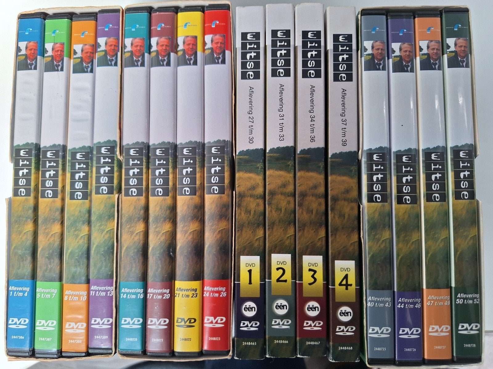 Witse - Seizoen 1 t/m 4 (Afleveringen 1 t/m 52) DVD Boxset, Gebruikt, Inclusief doosje, Ophalen of Verzenden, Nederlands