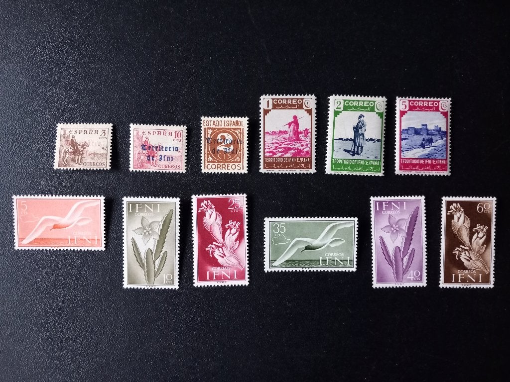 Ifni, Spaanse kolonie, Postzegels en Munten, Verzenden, Overige landen, Gestempeld