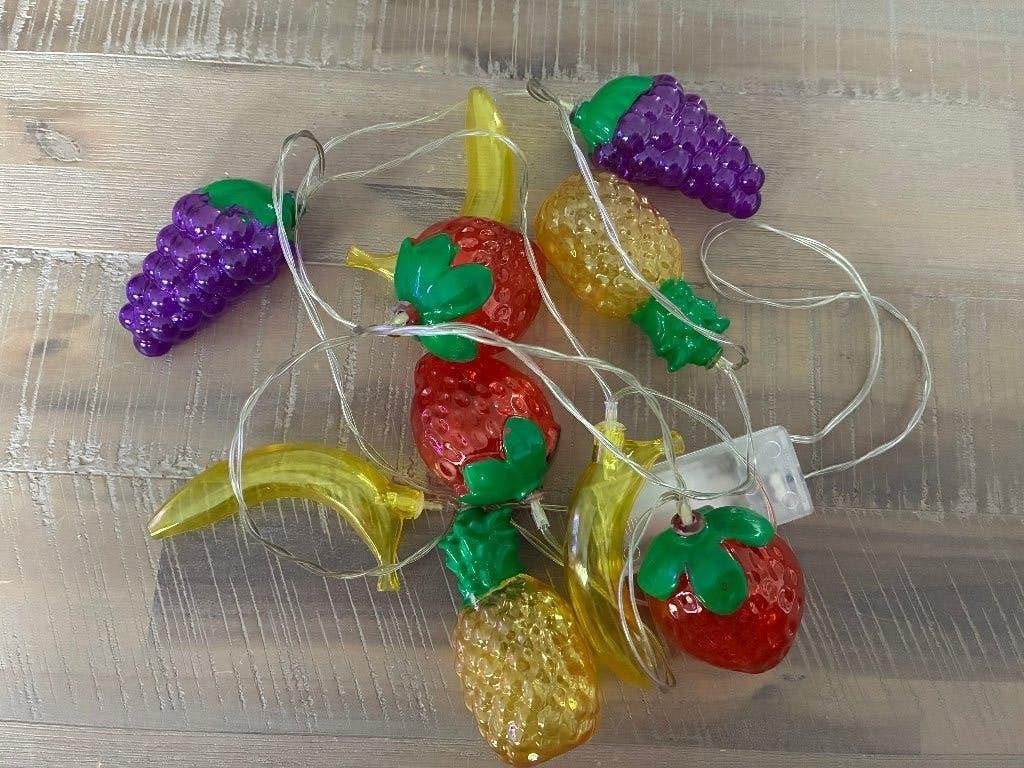 Lampjes slinger (fruit), Overige stijlen, Kunststof, Meerkleurig, Nieuw