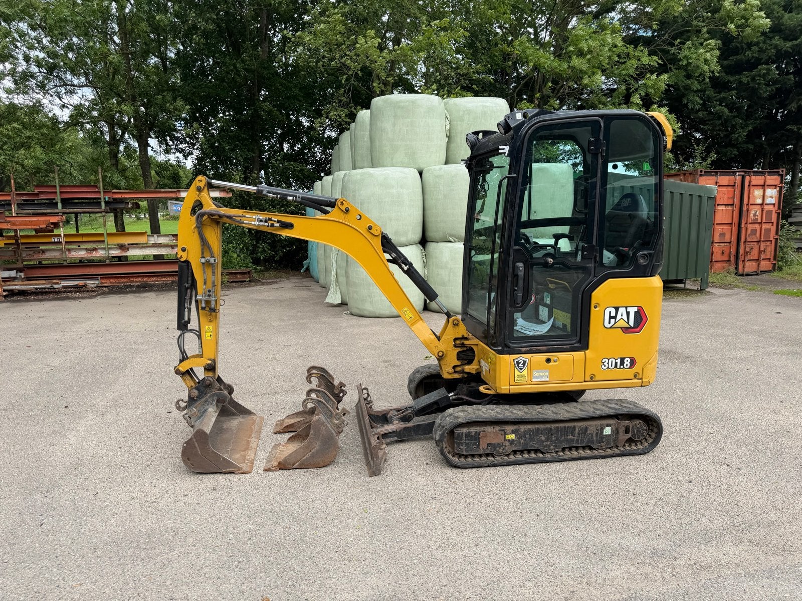 Caterpillar 301.8 Minigraafmachine, Ophalen, Graafmachine