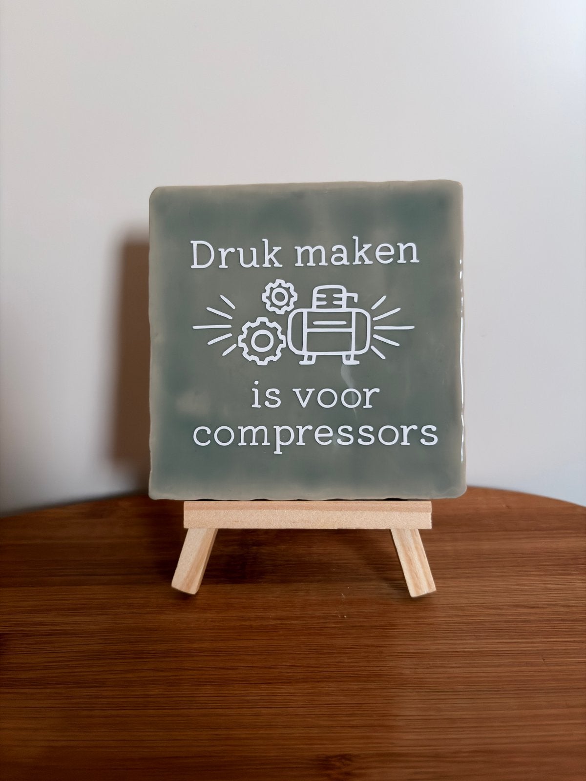 Tegeltje met tekst - 10x10, Ophalen of Verzenden, Nieuw