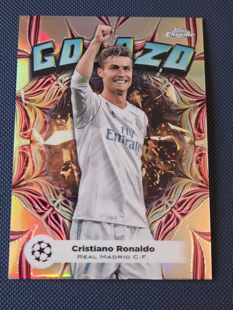 Cristiano Ronaldo Topps Chrome Golazo card Real Madrid, Verzamelen, Sportartikelen en Voetbal, Ophalen of Verzenden, Nieuw, Buitenlandse clubs