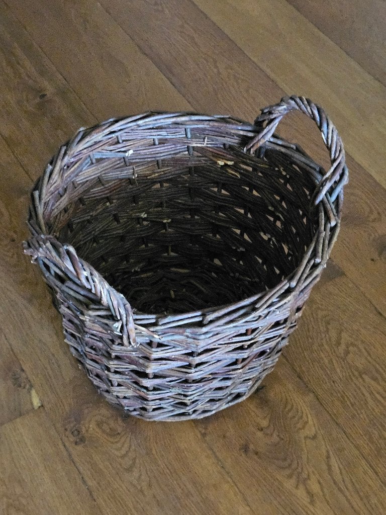 Rieten aardappelmand, Ophalen