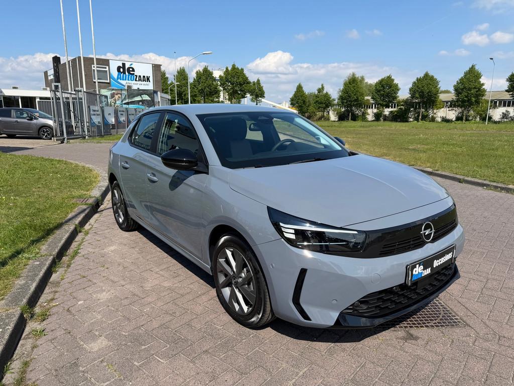 Opel CORSA 1.2T Hybrid Matrix Led|Stuur/Stoelverwarming, LED verlichting, 101 pk, Gebruikt, Euro 6