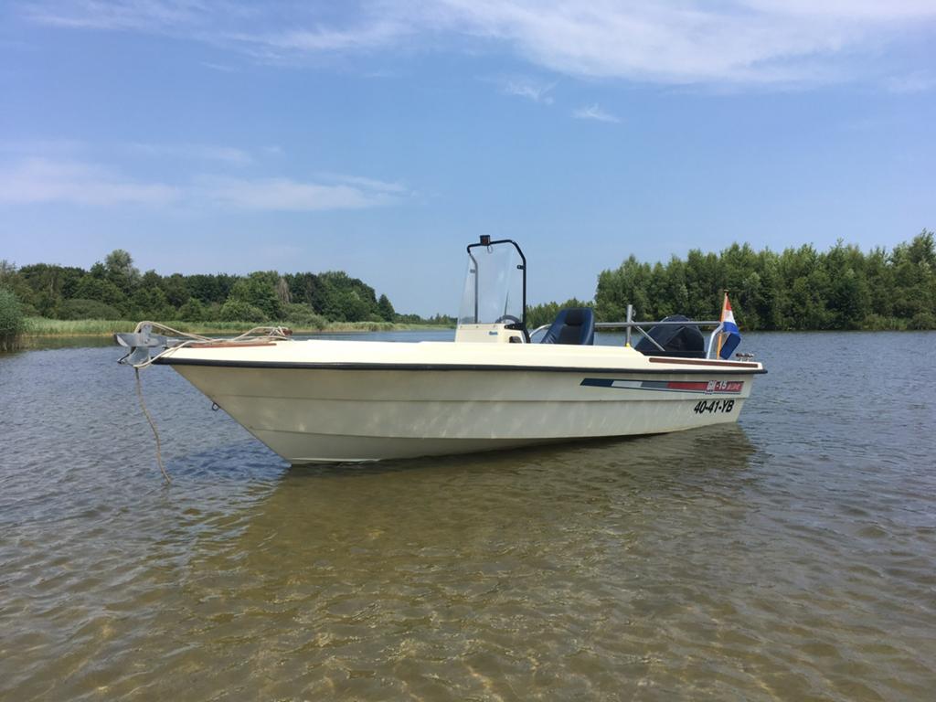 Stabiele tour, vis, console boot incl.50HP Evinrude outboard, Overige merken, Gebruikt, Overige brandstoffen, Elektrische start