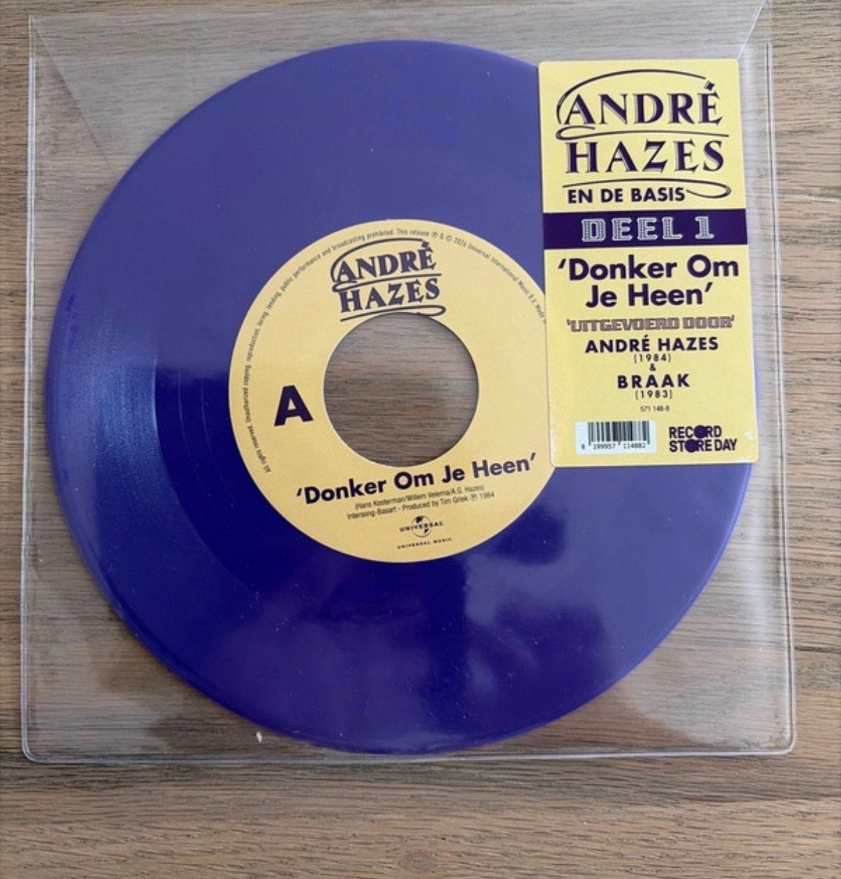 RSD 2026 Donker om je heen - André Hazes & Braak, Overige formaten, Colored vinyl, Ophalen of Verzenden, Levenslied of Smartlap