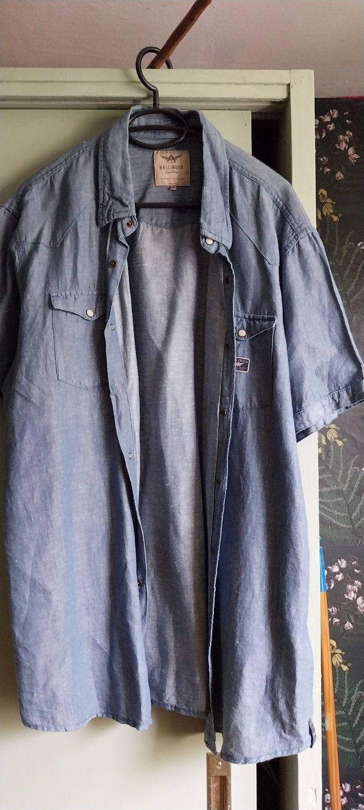 Halinger Expedition spijkerblouse 3XL, Blauw, Ophalen of Verzenden, Halinger Expedition, Overige halswijdtes