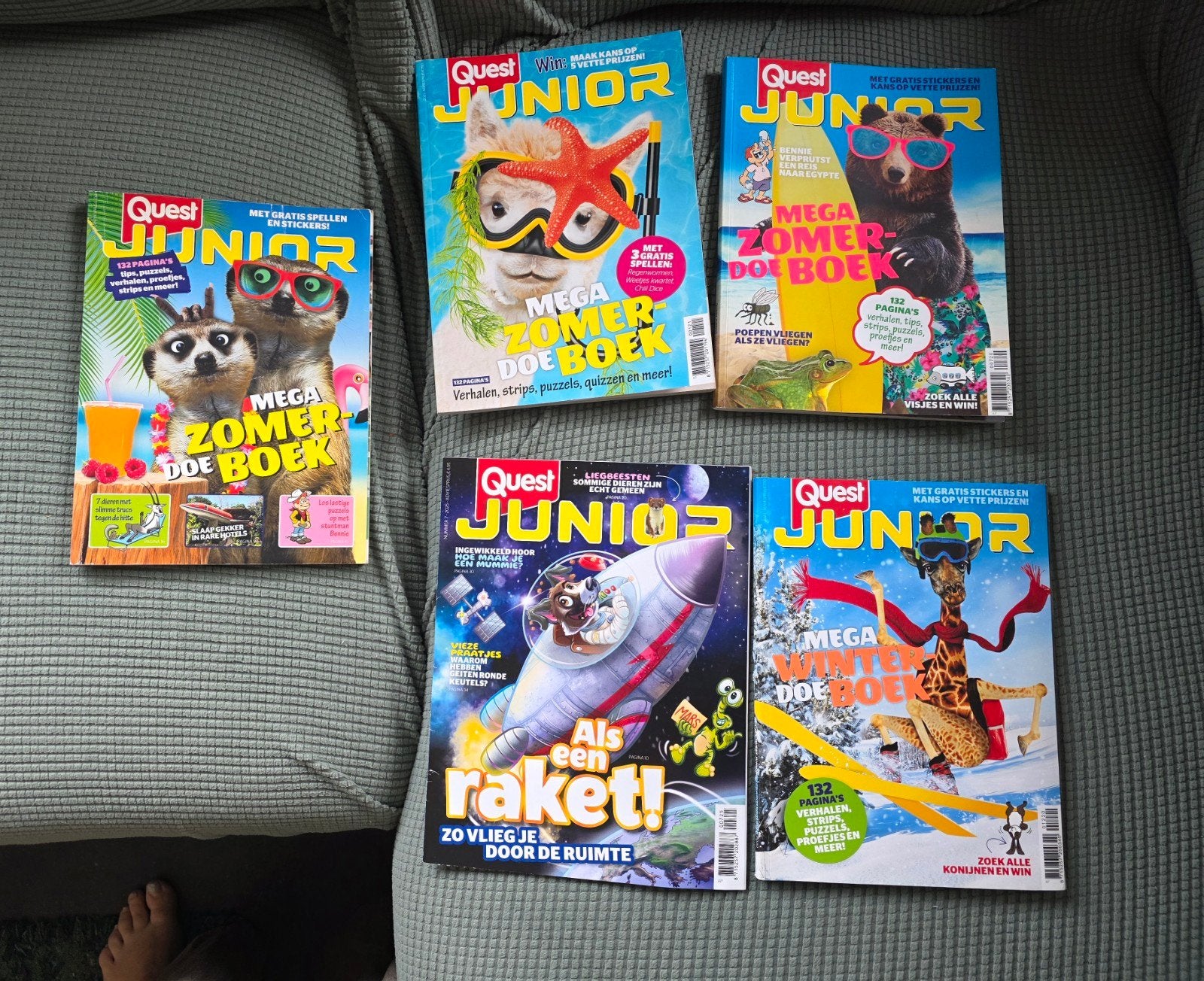 Quest Junior Mega Doe Boeken - Zomer en Winter Edities, Boeken, Ophalen of Verzenden, Zo goed als nieuw, Overige typen