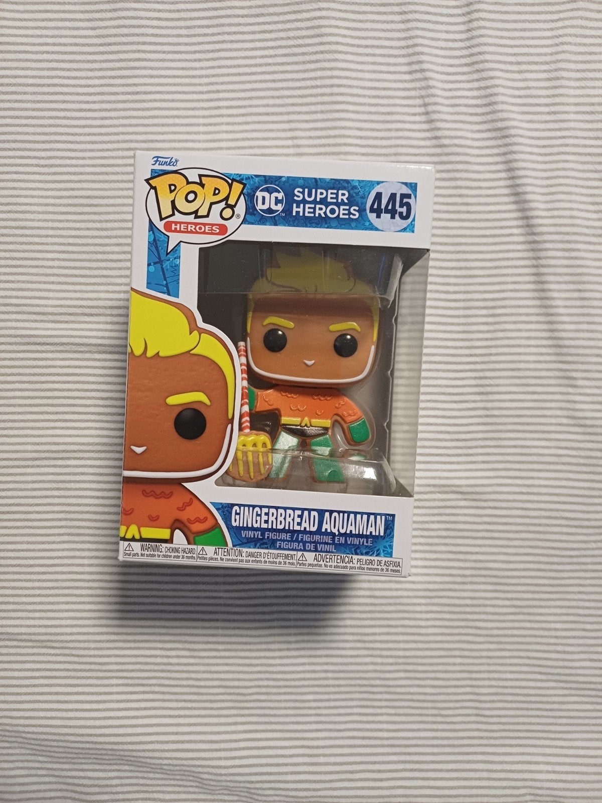 Funko Pop! Super Heroes 445 Gingerbread Aquaman, Ophalen of Verzenden