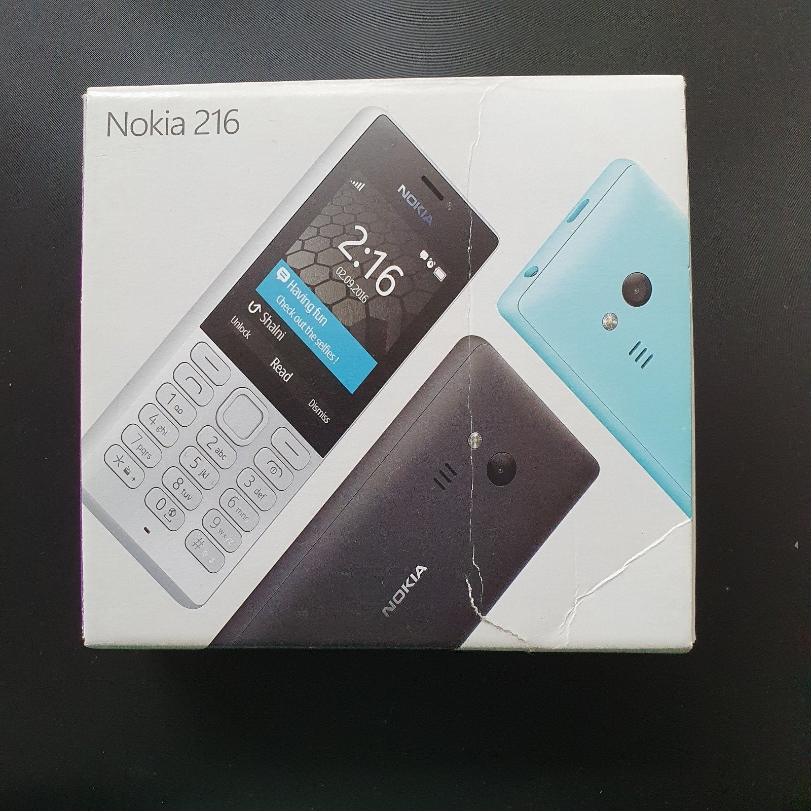 Nokia 216 Zwart - Compleet met doos en accessoires, Gebruikt, Zwart, Fysiek toetsenbord, Ophalen of Verzenden