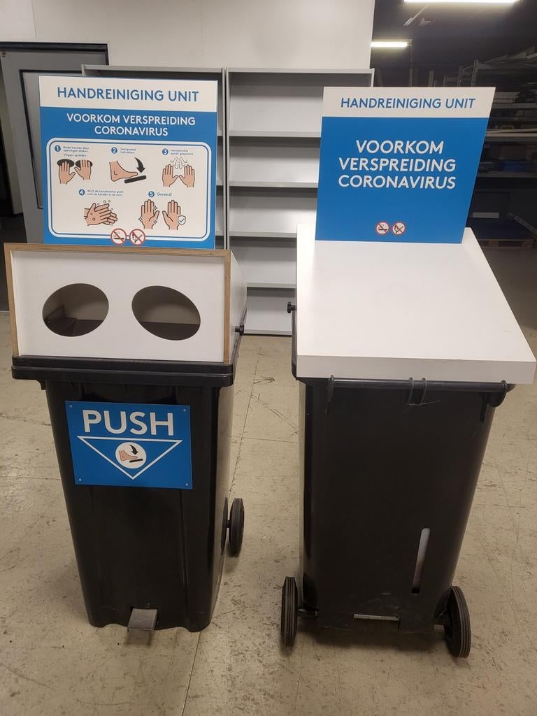 Handreiniging Unit - Voorkom Verspreiding virussen., Ophalen