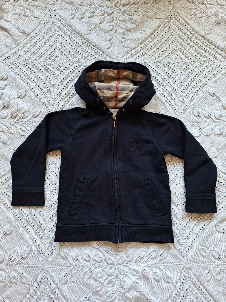 Burberry donkerblauw vest 116, Ophalen of Verzenden, Zo goed als nieuw, Jongen of Meisje, Trui of Vest