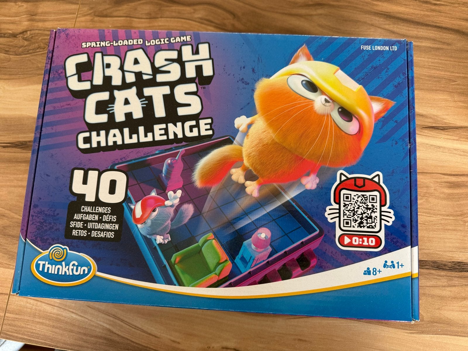Crash Cats Challenge - Spring-Loaded Logic Game, Een of twee spelers, Ophalen of Verzenden, Zo goed als nieuw