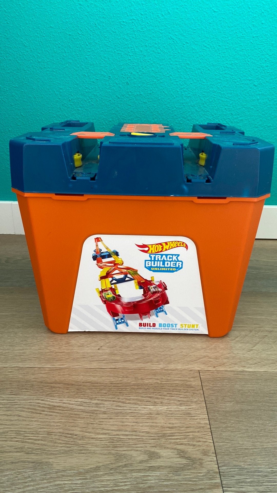 Hotwheels Track Builder Unlimited Power Boost box, Ophalen, Zelf te bouwen, Hot Wheels, Elektrisch