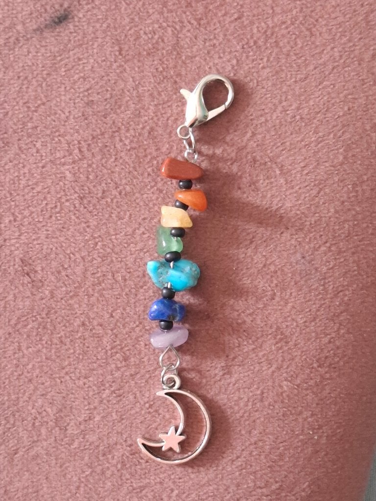 Hanger met natuursteentjes, Ophalen of Verzenden, Zo goed als nieuw, Overige kleuren, Overige materialen